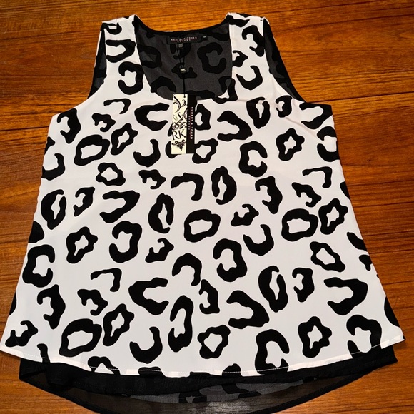 Robert Kitchen Canada Medium Polyester Double Layer Blouse - Picture 1 of 12